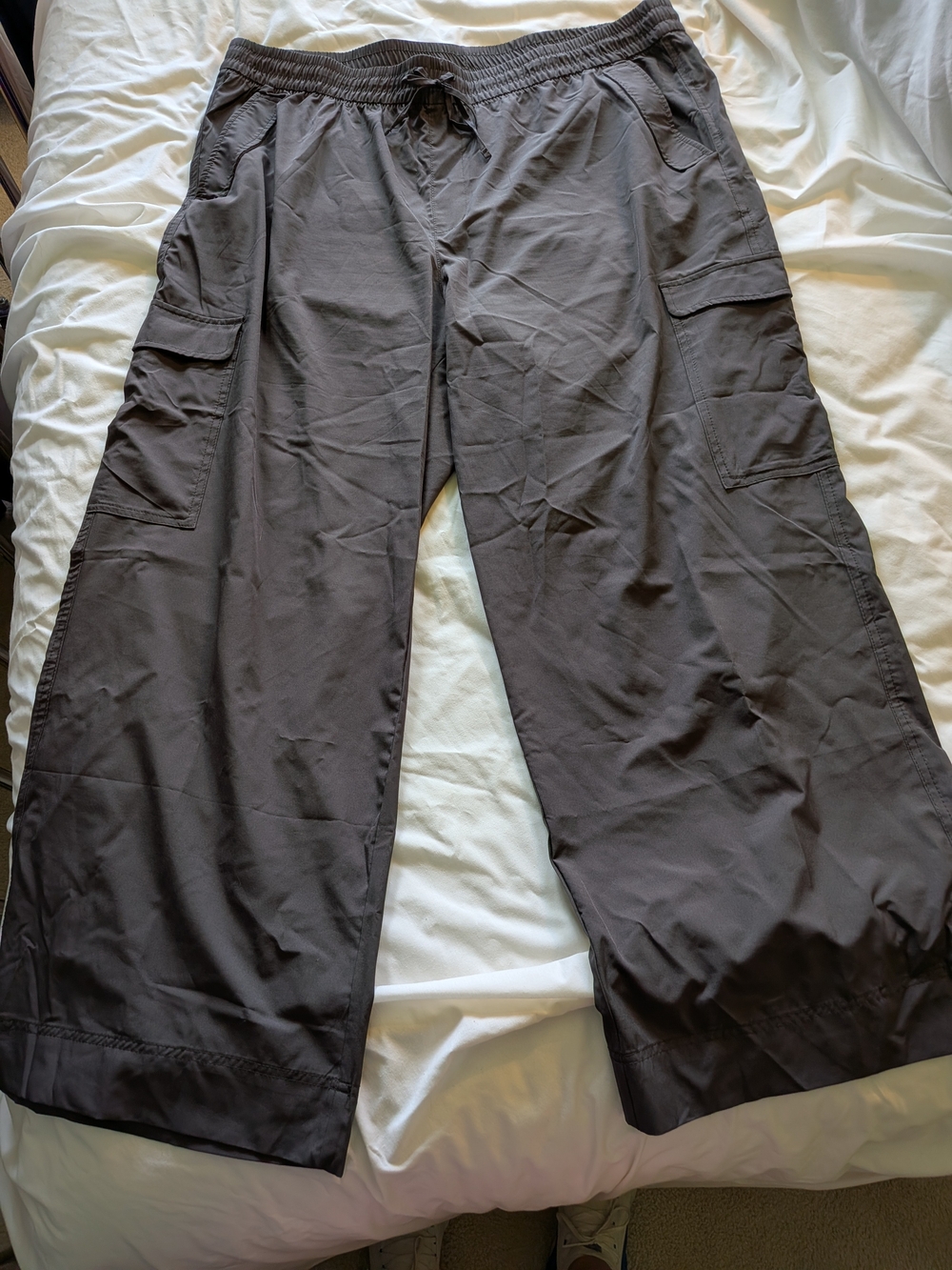 Women's Dark Gray Cargo Lounge Pants